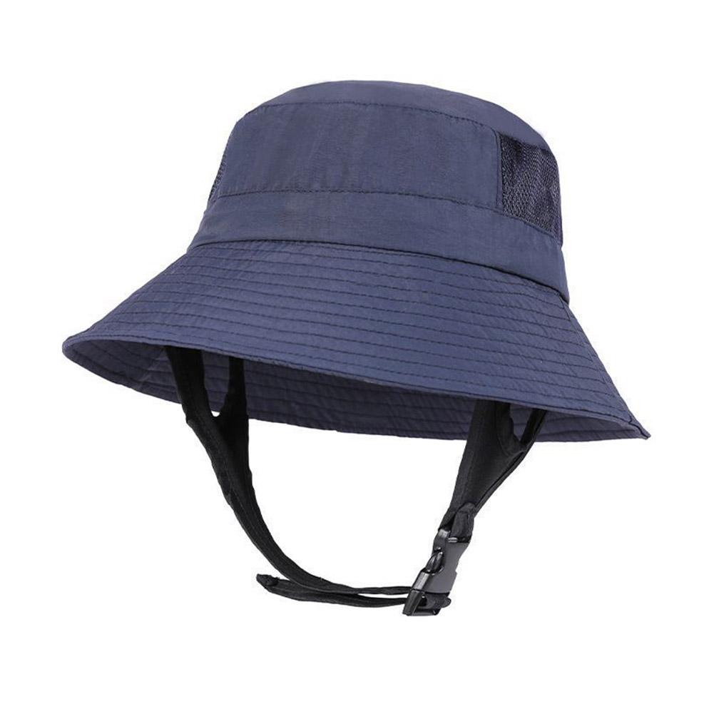 Casco da bicicletta Casco a forma di cappello Casco da bici per adulti Sicurezza Ammortizzante Cappello da pescatore da surf per ciclo di viaggio da donna unisex: Cielo Blu