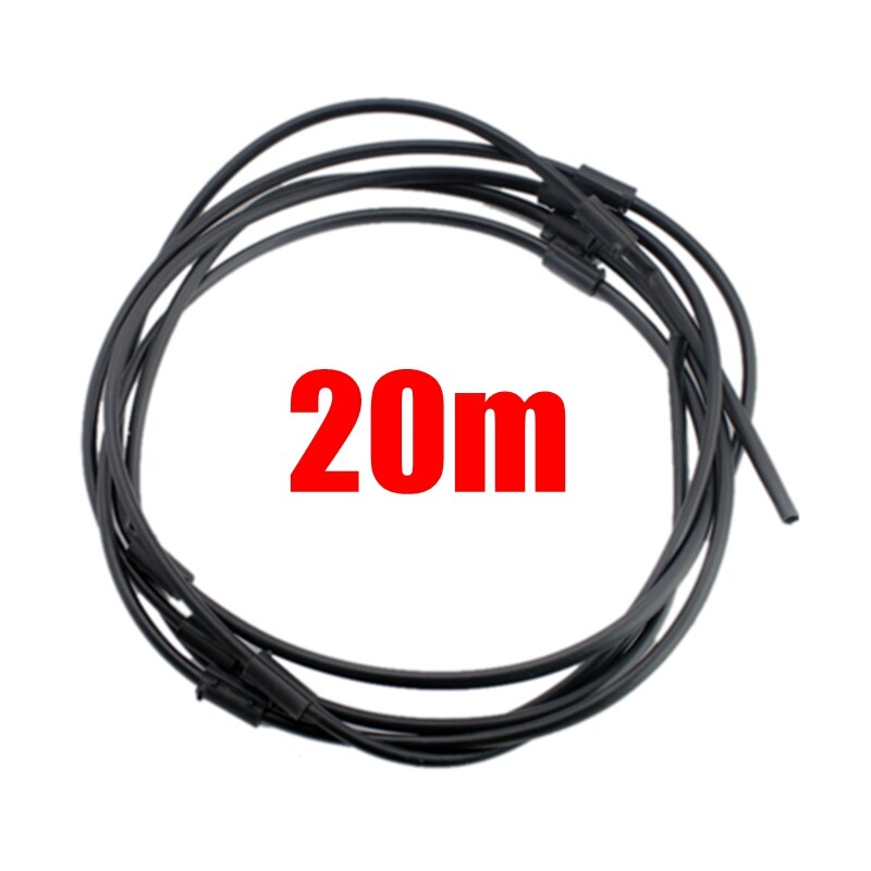 20m Irrigation Shunt Tube Drip Hose Emitters Fruit Trees Bonsai Plants Saving Water Drip Lines Irrigate Diverting Pipe: Diverting Pipe 20m