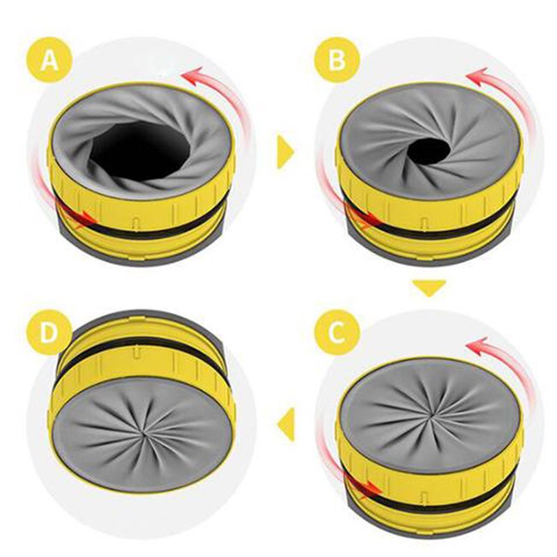 Dobbel vegg tumbler krus bærbar plast kopp justerbar kjøkken tilbehør kopp