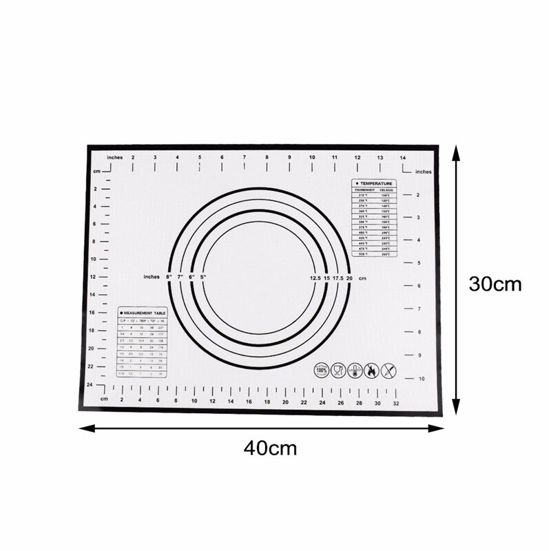 Siliconen Bakken Mat Pizza Deeg Maker Pad Pastry K... – Grandado