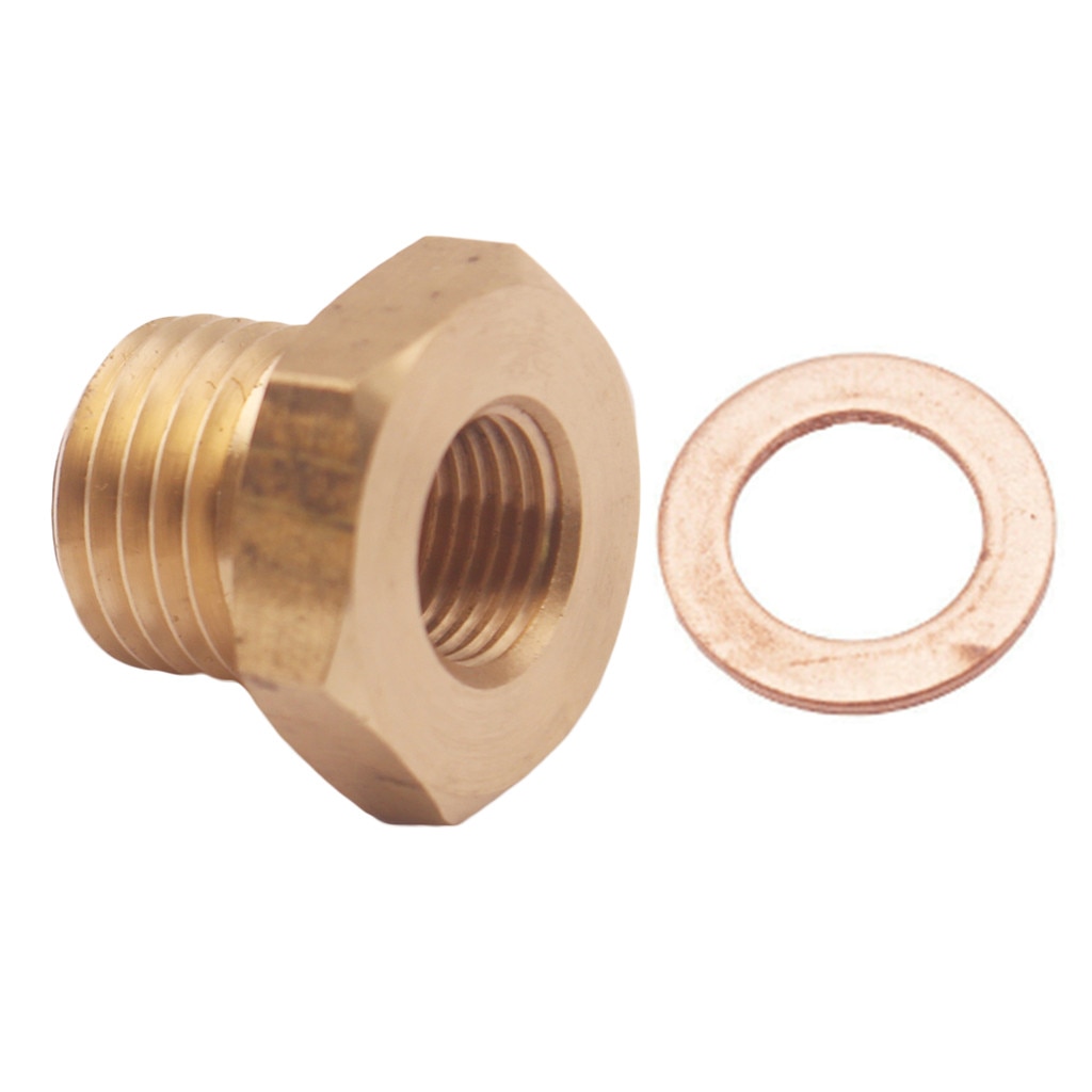 Temp gauge avsändarenhet kort adapter  - 1/8 npt hona till  m14 x 1.5 hane