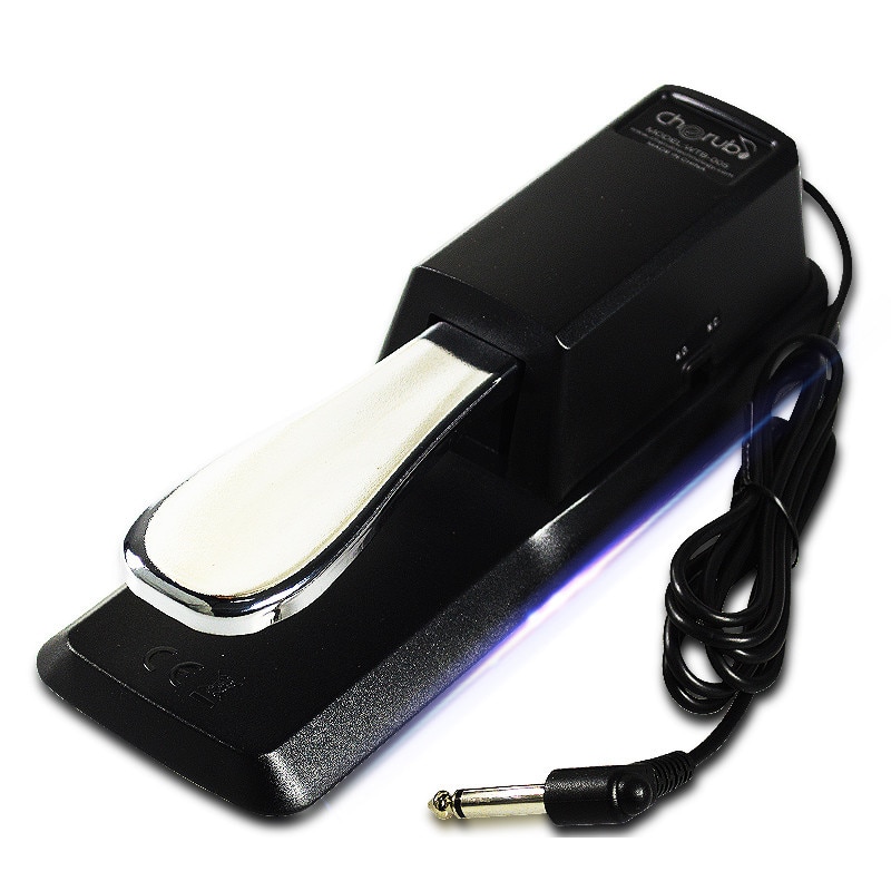 Cherub WTB-005 erhalten Pedal Elektronische Orgel Metall Für Elektronische Tastatur Große Musical Tastatur Instrumente Schwarz Klavier Teil