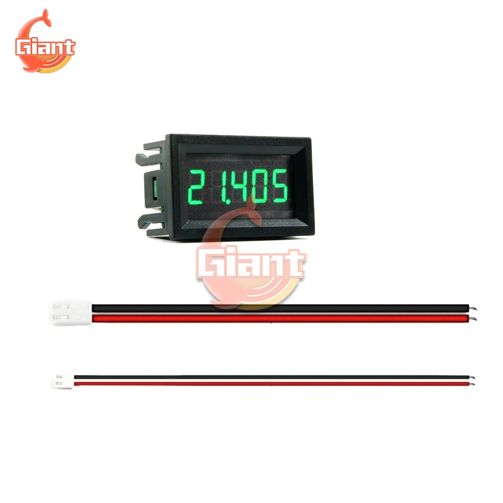 DC4-30V 0.36 inch LED 50.000mA 50mA 5 Digits DC Ammeter Digital Current Panel Meter 12V Amp Tester Detector Built-in Shunt: Green