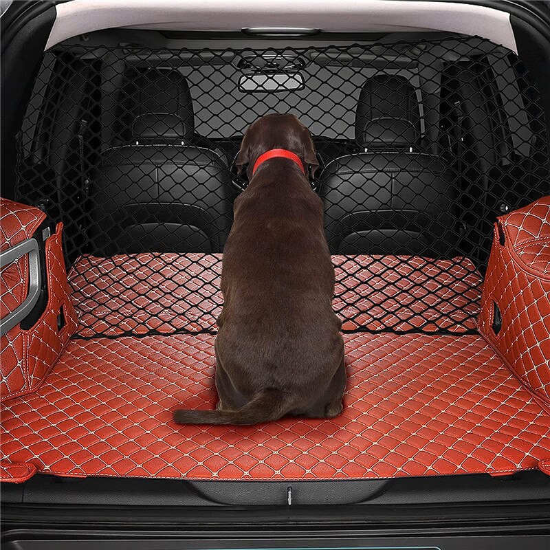 Dog Carrier Dog Protection Net Barrier Trunk Barrier Safe Net for Dogs Travel Accessories Car Pet Carrier for Hatchback SUV Mesh