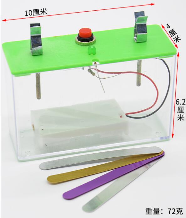 Material de prueba de conductividad de objetos, equipo de experimento de Ciencia de escuela primaria, instrumento de enseñanza de Física