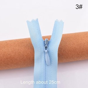 3 # Nylon Spoel Rits, 12 Stks/partij, Lengte 28 Cm, Voor Kussen, Jurk, Tassen, broek Kant Onzichtbare Rits, Rok, Diy Handgemaakte Accessoires: NO.3 12PCS