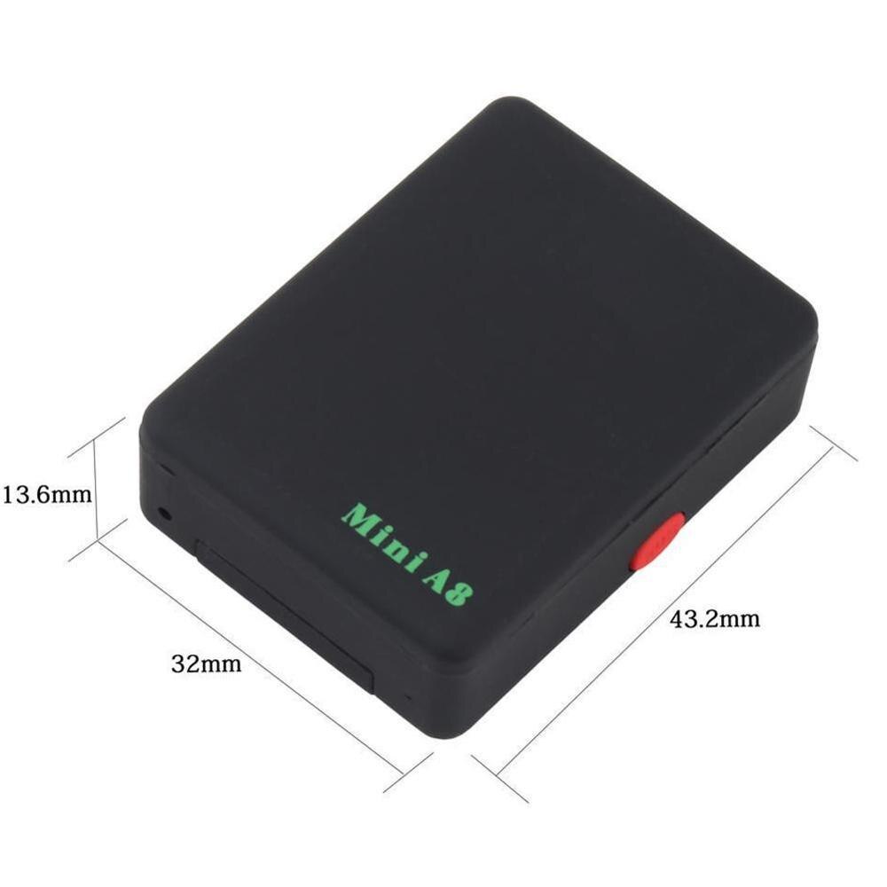 A8 Mini GPS GSM GPRS Global Locator Real Tracking Tracker Car Device Kid SOS G3I4
