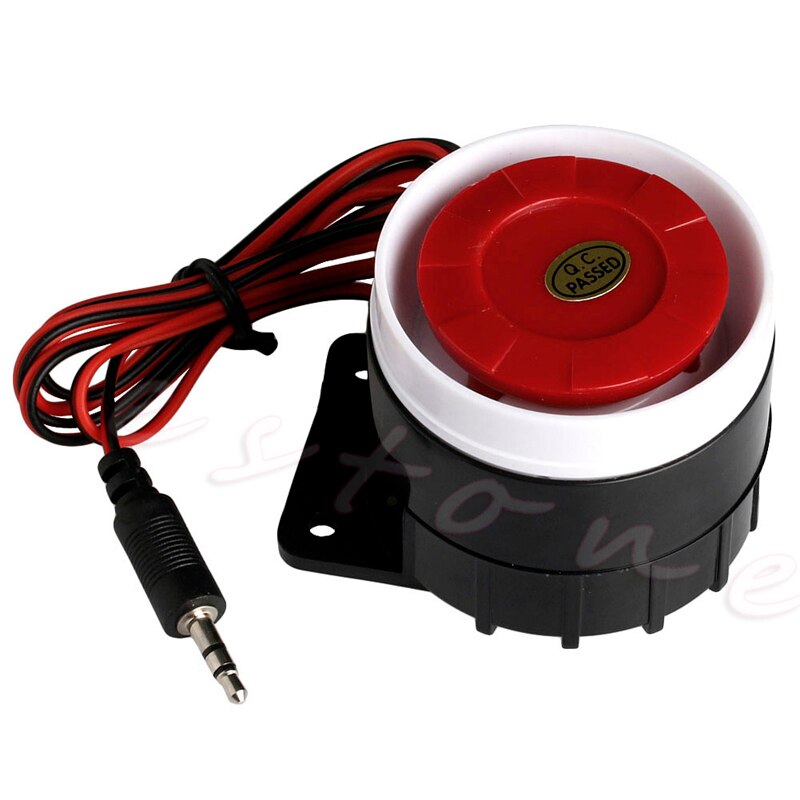 Wired Mini Hoorn Sirene Home Security Sound Alarmsysteem 120dB DC 12V