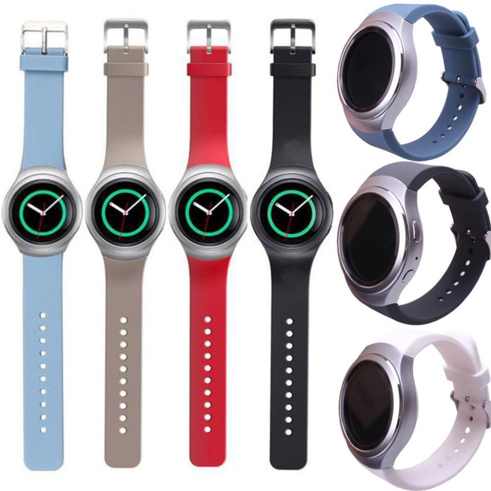 Horloge Band Voor Samsung Gear S2 SM-R720 Zachte Siliconen Sport Vervanging Band Polsband Armband Voor Samsung Gear S2 SM-R730