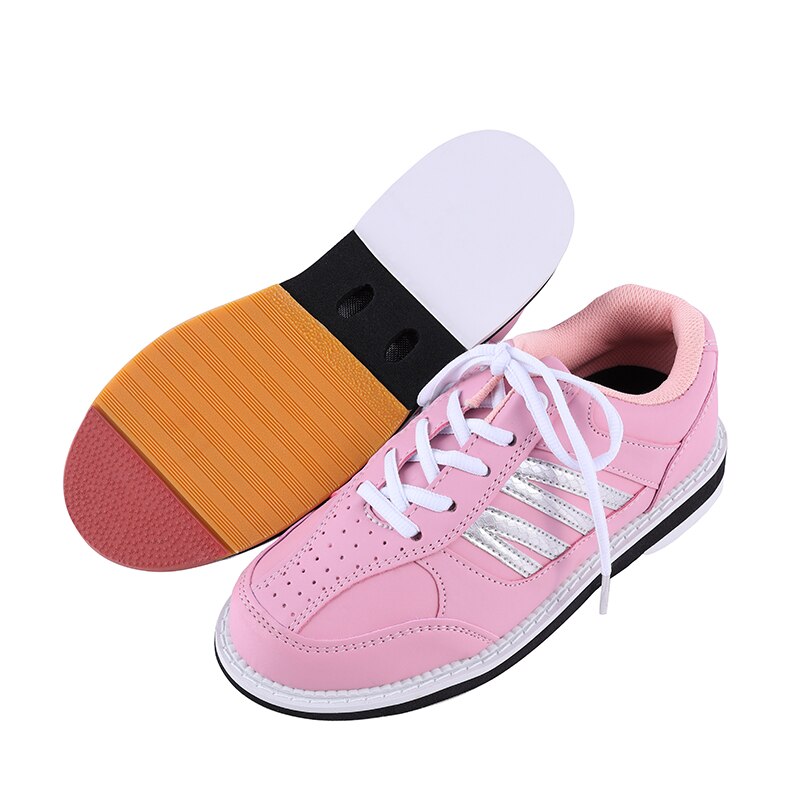 Frauen Professionelle Bowling Schuhe Anti-Schleudern Atmungsaktive Sport Turnschuhe Leder Komfortable Reflektierende Ausbildung Schuhe AA11035