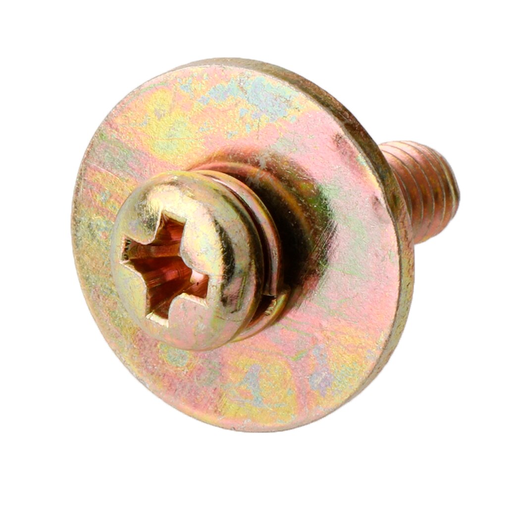 Pratique 20 pièces doré jeu de batterie griffe crochet vis 3x3x2 cm accessoire de Percussion pour tambour-player
