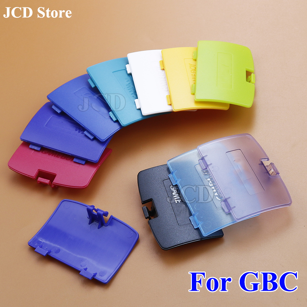 1Piece For GBC Battery Cover Case Shell Lid Door Replacement For Gameboy GBC Color Console Back Door Case Repair