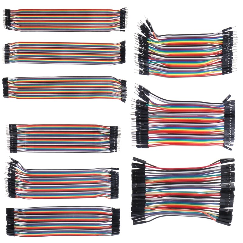 40 st dupont line mf / mm / ff dupont kabel bygel trådkabel för arduino