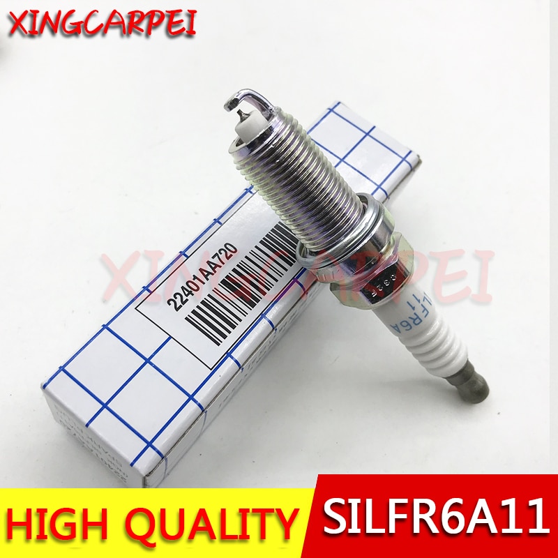 SILFR6A11 5468 4pcs Iridium Spark Plug For SUBARU SUZUKI Grand Vitara Kizashi SX4 SILFR6A-11 SILFR6A 11 22401-AA720