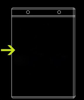 A4 Clear Vinyl Bestandsmap Pouch Muur Document Display Menu Cover Met Opknoping Gaten: 7