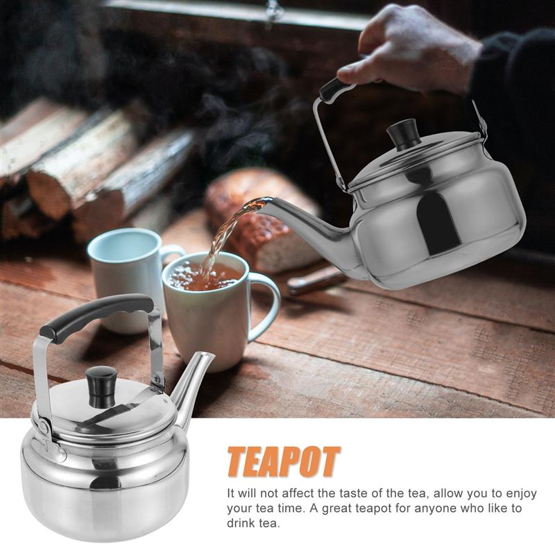 0.8/1/1.5L Rvs Waterkoker Theepot Waterkoker Keuken Gereedschap Voor Gasfornuis Inductie Fornuis
