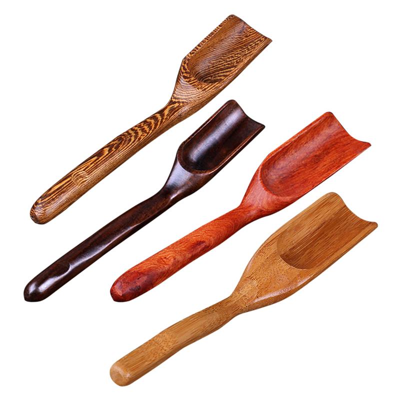 Theeceremonie Natuurlijke Chinese Kongfu Thee Lepel Bamboe Vis Vorm Thee Schop Theewaar Accessoires Chinese Kung Fu Tool