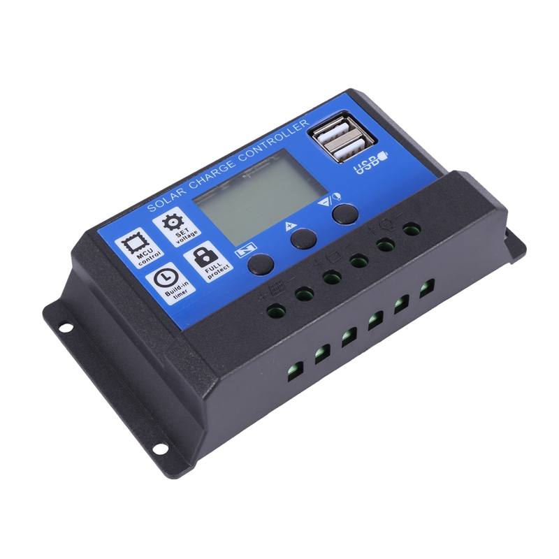 200 Watt 200 W Zonnepaneel Kit Met Lcd Solar Controller 12V Rv Boot Off Grid