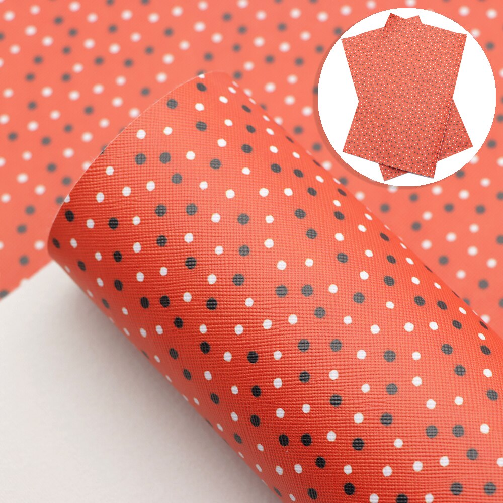 David tilbehør 20*33cm prikker vinyl syntetisk læder patchwork til hår sløjfe håndtasker pung telefon cover gør det selv ,1 yc 4262: 1063724001