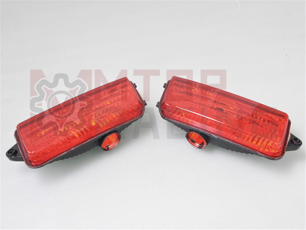 Pair Tail Fog Light Rear Lamp Cover For Jeep Grand Cherokee 2005 2006 2007