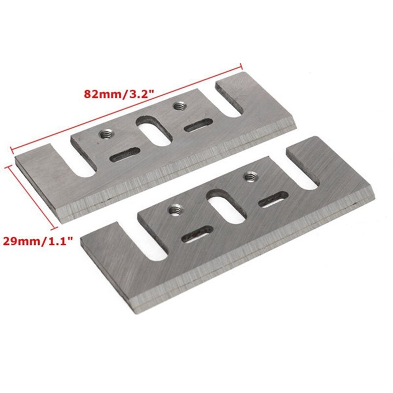 2PCS Electric Planer Spare Blades Replacement For Makita 1900B Battery Power Tool Part