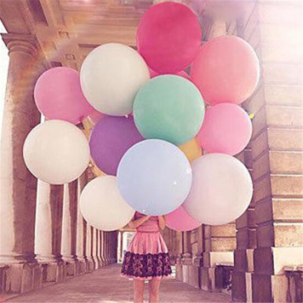 90CM Round Latex Balloons Thickening Latex Giant Huge Balloon Big Balloons Wedding Party Christmas Decoratin