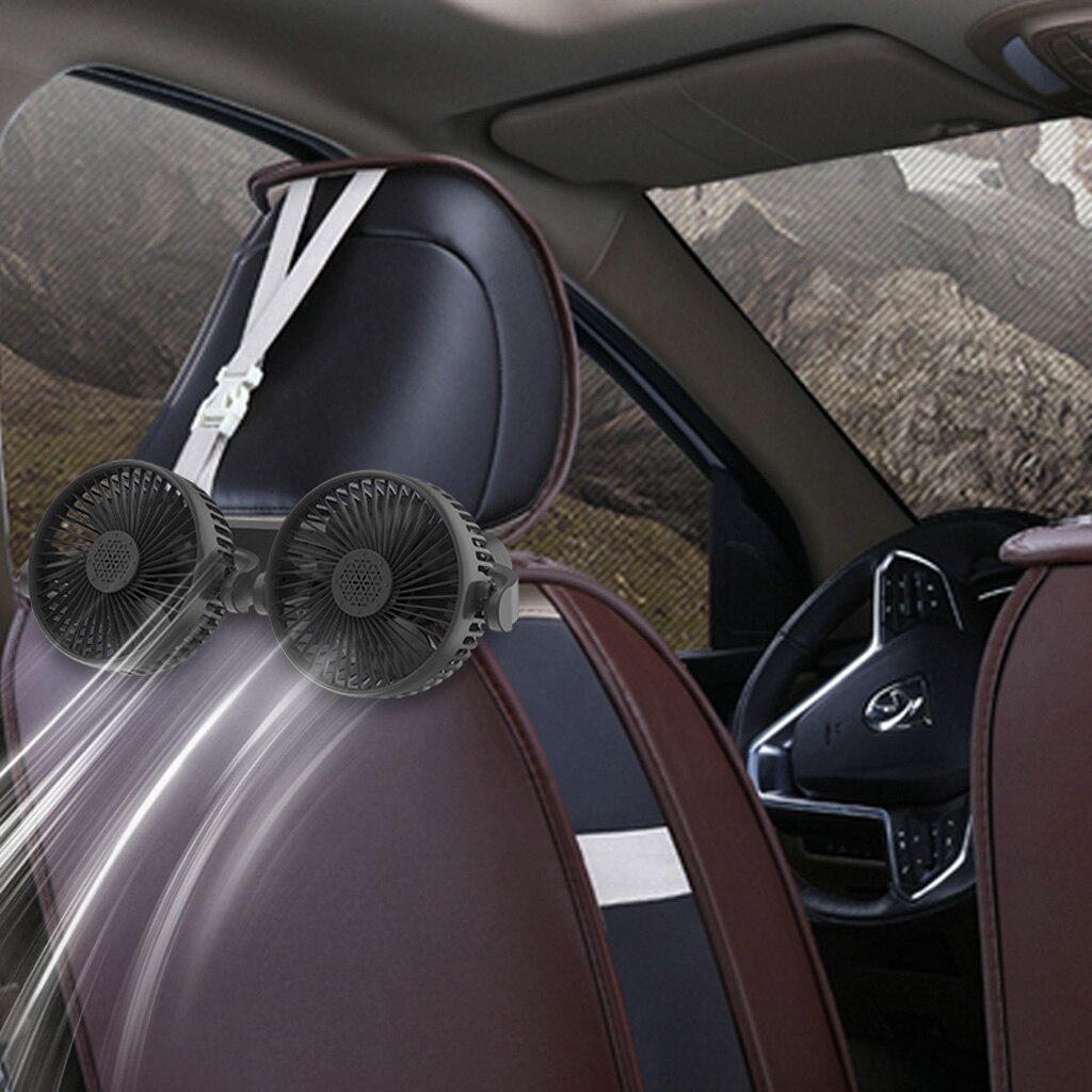 Auto ventilator - 12V - Extra: Aan/uit knop,Snelheden: 1,Draaibaar: Nee,Voeding
