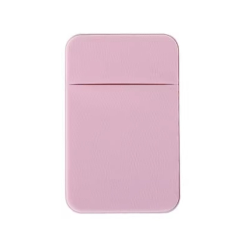 Tarjetero para teléfono móvil, pegatina de bolsillo, funda para tarjeta, adhesivo, billetera para iPhone 16, 15, 14, Samsung, Xiaomi, Huawei, teléfonos inteligentes: Azul cielo / Caso y soporte