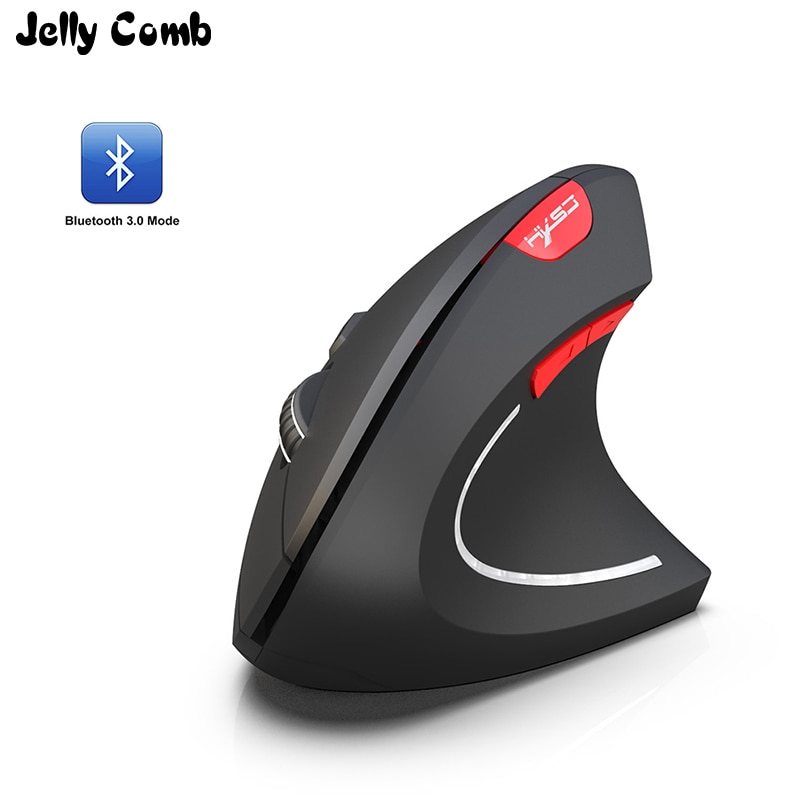 Jelly Kam Ergonomische Verticale Draadloze Muis Bluetooth Optische Muizen Voor Laptop Notebook Computer Gaming Mouse 2400Dpi Verstelbare