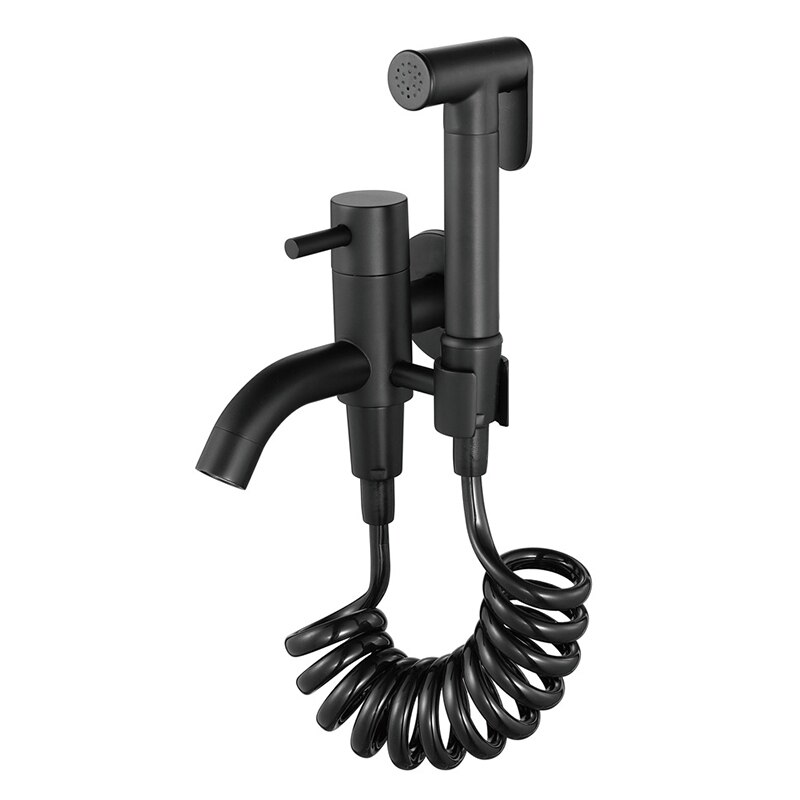 Handsproeierset toiletset bidetkraan badkamer douchekop zelfreinigende handgieter: Default Title