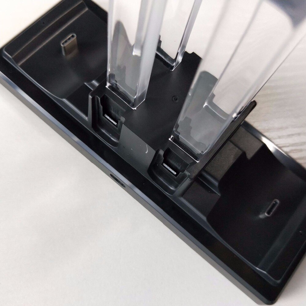 Multifunctioneel oplaadstation met 4 led-oplaadstandaards voor de nintendo switch + dubbel oplaadstation voor de draadloze ns pro joy-controller