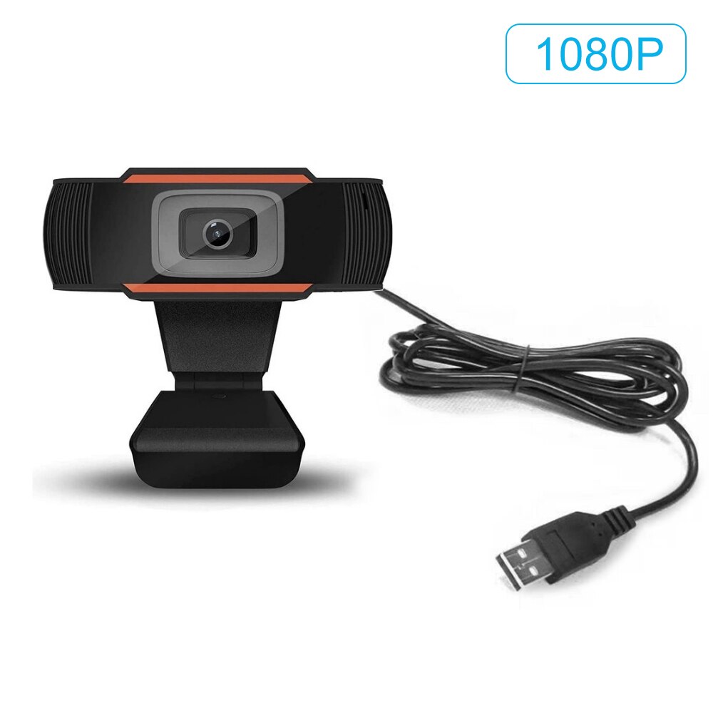 Webcam full HD 1080p webcam met microfoon voor live-uitzending videogesprek conferentiewerk mini pc camera webcam voor computer: U2-LY-1080P