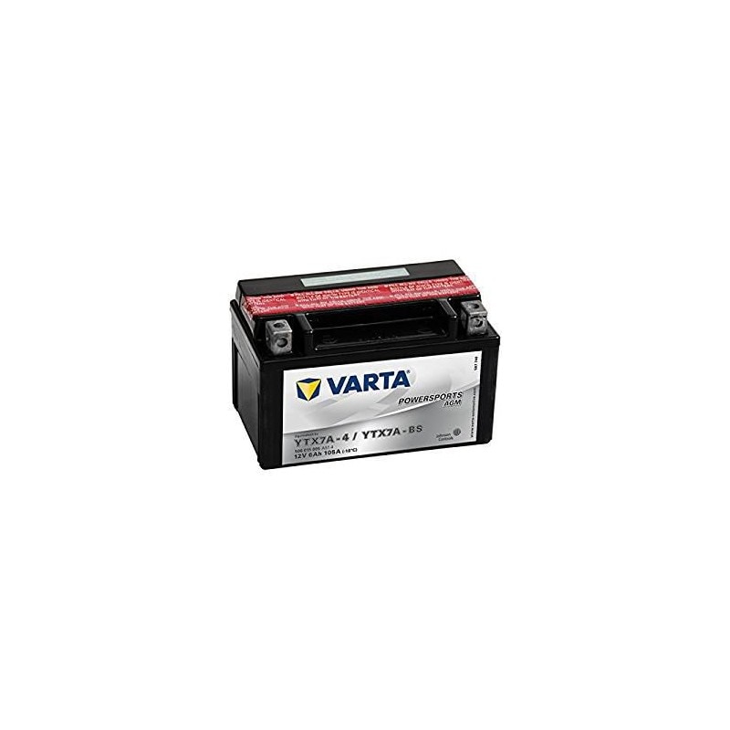 VARTA YTX7A-4 / YTX7A-BS AGM 12V 6Ah Accu 151x88x94 mm - Marine Systems A.M.S. B.V
