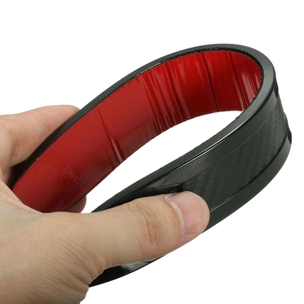 4pcs Universal Car Bumper Corner Rubber Strip Anti-rub Protector Guards Parts