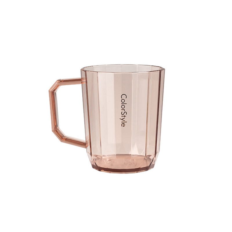 Simple Striped Bathroom Tumblers Plastic Mouthwash Cup Coffee Tea Water Mug Home Travel Toothbrush Holder Cup Drinkware Tools: R2