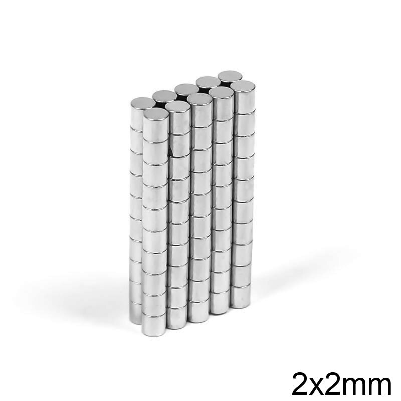 100 ~ 5000 stuks 2 x 2 mini kleine magneten rond 2mm*2mm neodymium magneetschijf 2 x 2mm permanente ndfeb supersterke krachtige magnetische 2*2