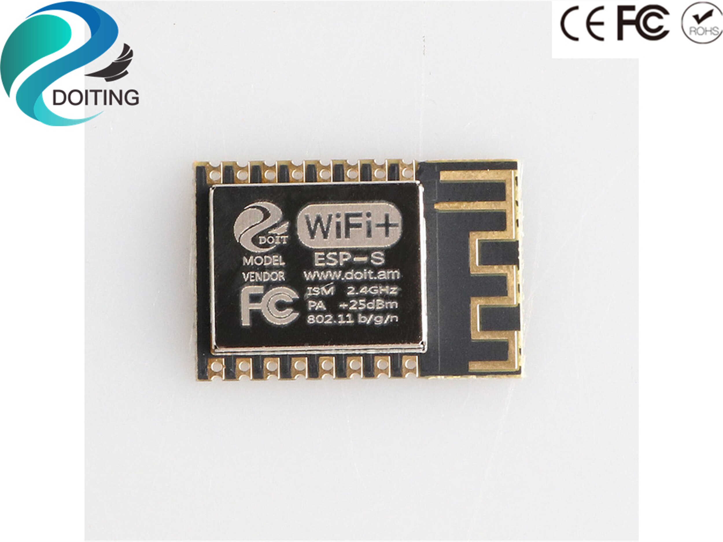 Doiting ESP8285 ESP-S Seriële Poort Draadloze Wifi Module Transparante Transmissie Compatibel Met ESP-12E ESP-12F Voor Smart Home