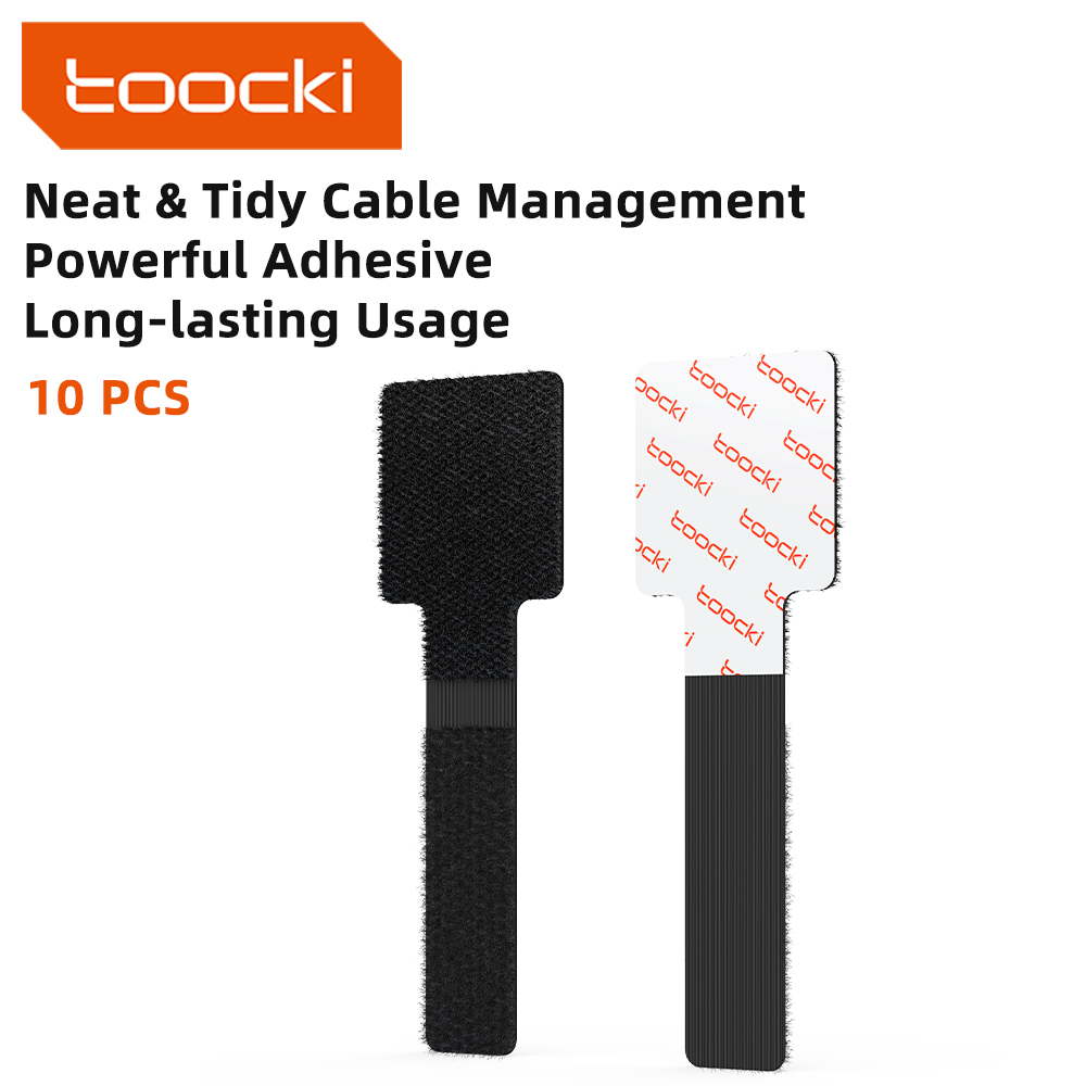 Toocki Zerreißbarer USB-Kabelaufwicklung, Kabel-Organizer, Kabelmanagement, Kabelbinder, Telefonzubehör, Kabel-Organizer: YELLOW