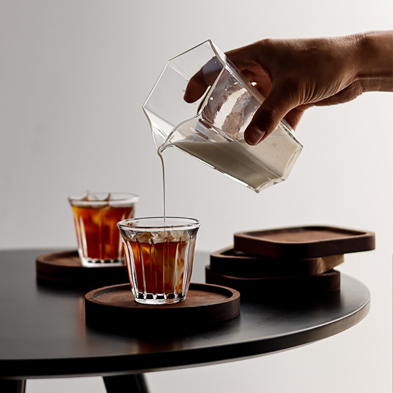 Barista latte kopper 90ml-200ml krus kaffe eller te glass krus flat hvit espresso kopp gir klassisk eleganse til bordet
