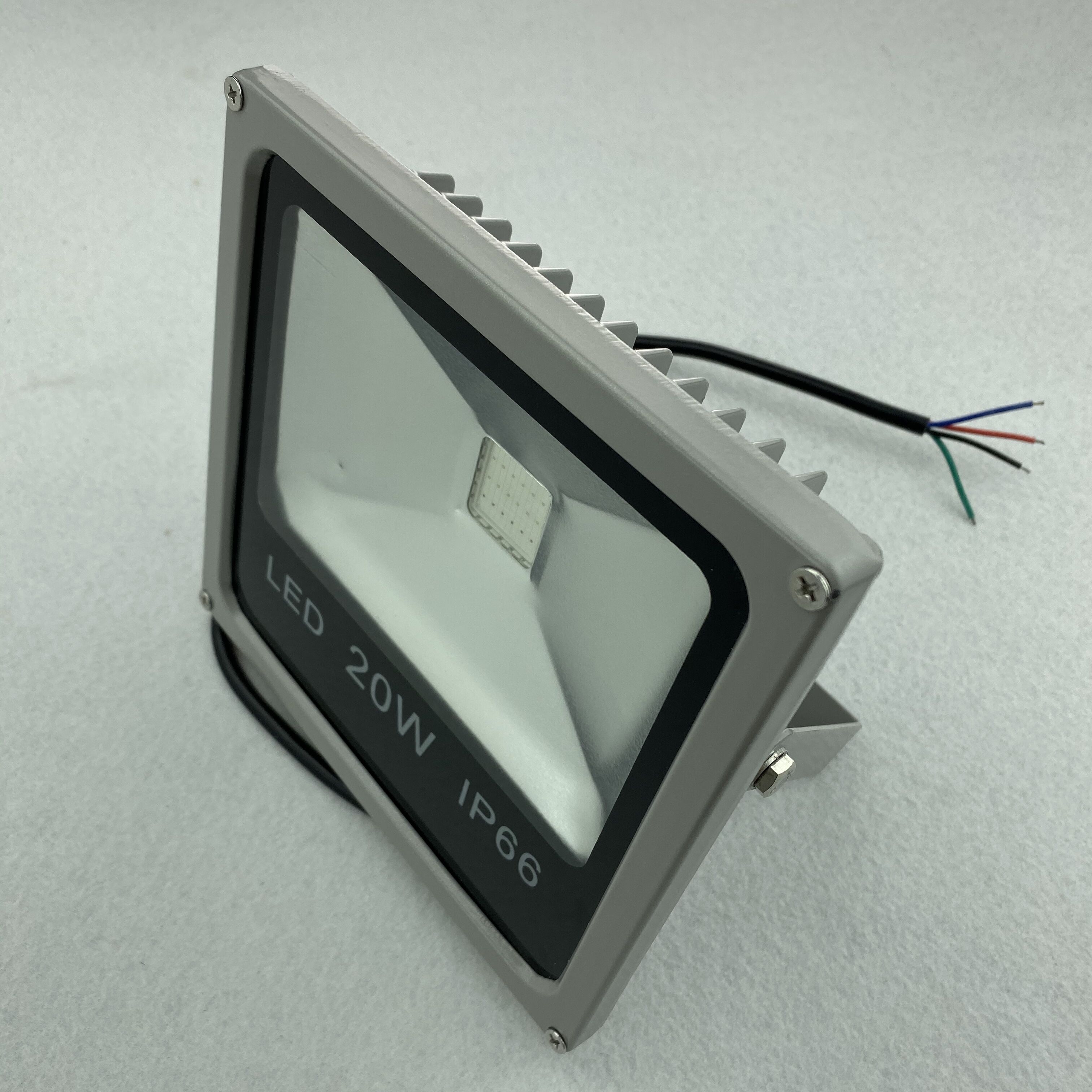 20W RGB dumb LED COB flood light;DC24V input;with 4 wire PWM driver inside;normal rgb light