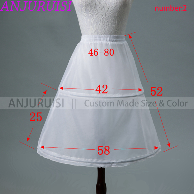 Enagua ANJURUISI , enaguas cortas para niños, vestido de niña con flores, crinolina para boda, niñas pequeñas/niños/enaguas de niño: 2