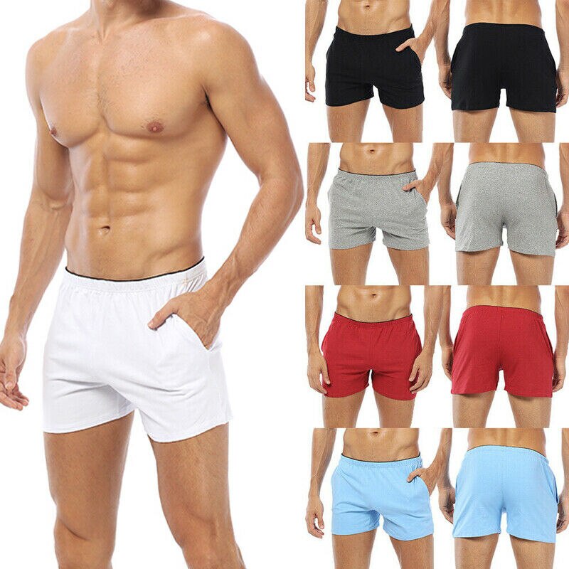 Pantalones cortos informales para hombre, Shorts transpirables, lisos, para playa y gimnasio, verano,