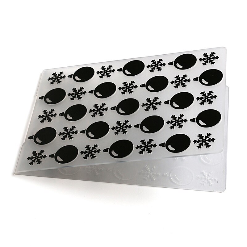 1PCS Flower Xmas Plastic Embossing Folder Scrapbooking Irregular Bricks Type Photo Album Card Paper Craft Template: 3