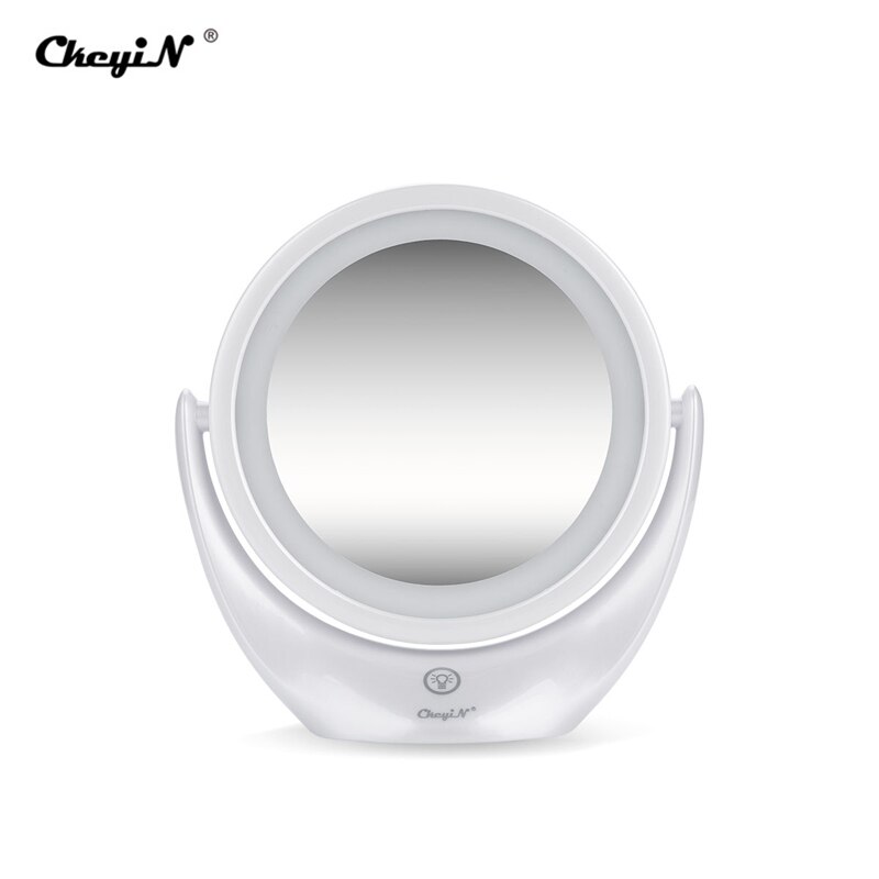 USB 1X 5X Makeup Mirror Double-Sided Magnifying Vanity Mirror LED Magnification Cosmetic Mirror 360 Degree Swivel Touch Control