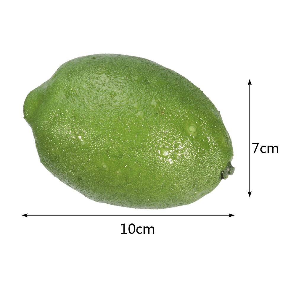 10x verklighetstrogna citroner konstgjorda frukter heminredning faux plast citroner hantverk konstgjorda citroner stil