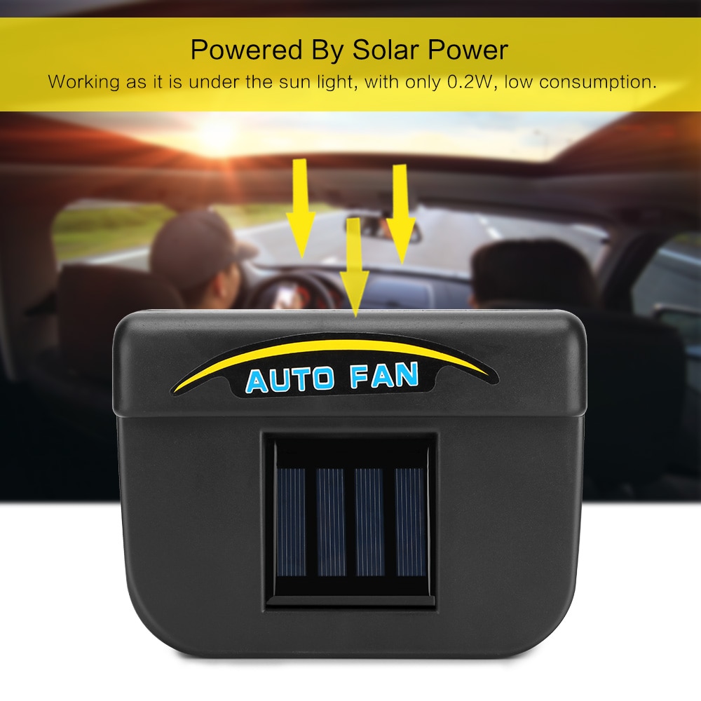 Ventilateur de voiture système de Ventilation | Air noir, énergie solaire, purificateur d'air, radiateur de fenêtre de voiture, ventilateurs de refroidissement au frais