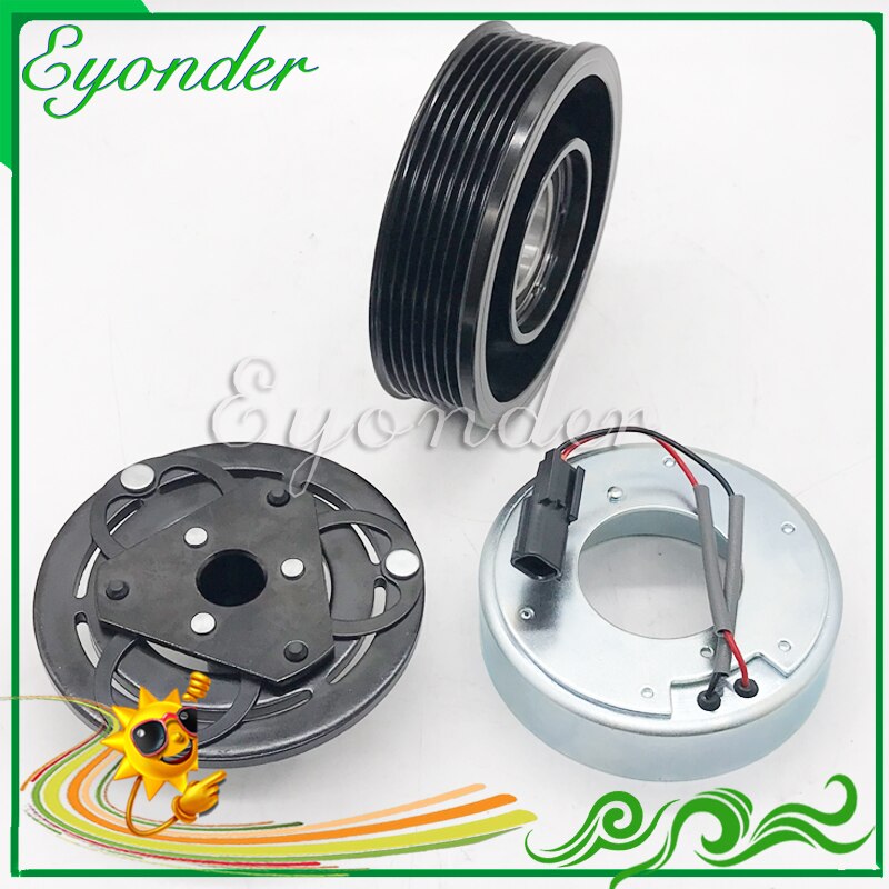 AC A/C Compressor de Ar Condicionado Polia Da Embreagem Magnética Eletromagnética com bobina para RENAULT FLUENCE 2.0L 926009541R