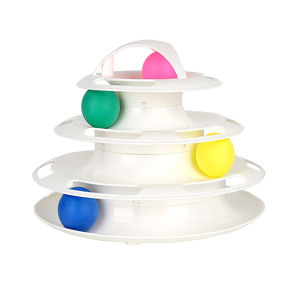 Animaux chat jouets interactif piste balle jouet chats amusant chat jeu Intelligence disque chat pour jouet balles pour Traning
