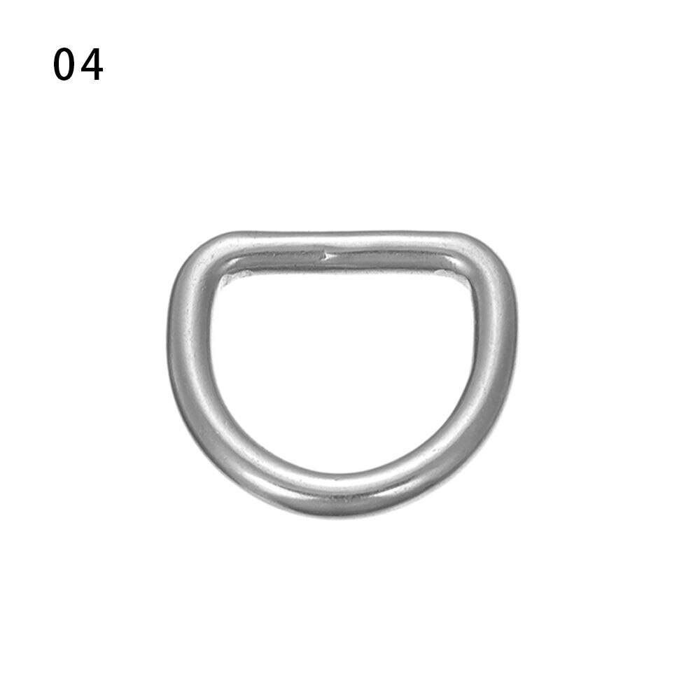 9 Styles Stainless Steel D-Ring Scuba/Diving Weight Belt Slide Keeper Webbing Harness Belt Retainer Stopper Diving Accessory: 4