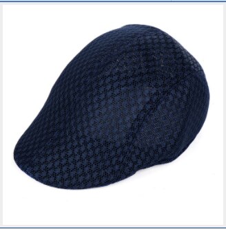 Mössa för män - Helisopus Mesh Keps - Andningsbar Sommarhatt - Justerbar - Enfärgad: MarinblÃÂ¥